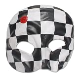 Leather mask, 'Harlequin'