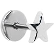 16 Gauge Stainless Steel Star Labret Monroe Tragus