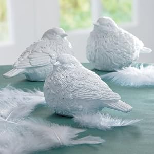Set of Three Resin Birds - Grandin Road