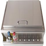 Bbq Guys Slide-in Ice Bin Cooler With Speed Rail