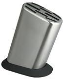 Global - Stainless Steel 8 Pce Knife Block Plain Pattern