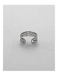 Fish Toe Ring In Sterling Silver