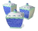 Pfaltzgraff Summer Breeze 3 Piece Canister Set