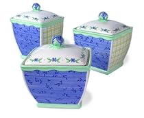 Pfaltzgraff Summer Breeze 3 Piece Canister Set