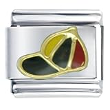 Baseball Cap Fashion Sports Italian Charms Bracelet Link