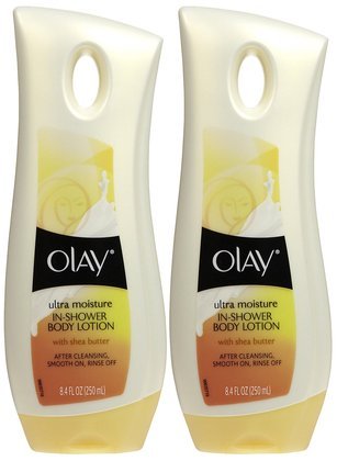 Olay Ultra Moisture In Shower Body Lotion, Shea Butter, 8.4 oz, 2 ct (Quantity of 4) 