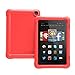 Fire HD 7 (2014 Model) Case - Poetic Fire HD 7 Case [Turtle Skin Series] - [Corner/Bumper Protection] [Grip] [Sound-Amplification] Protective Silicone Case for Amazon Fire HD 7 (2014 Model) 4th Gen Only - Red , Will Not Fit Fire 7
