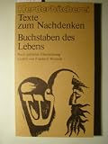 Produkt-Bild: Buchstaben des Lebens. Nach j&uuml;discher &Uuml;berlieferung.