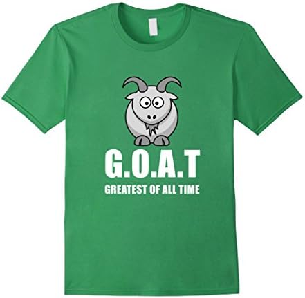 Men's G.O.A.T Greatest Of All Time Tshirt XL Grass