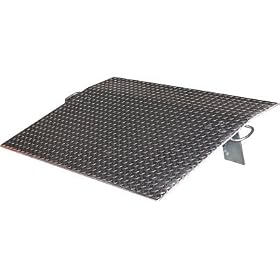 Vestil Economizer Dockplate - Aluminum, 5200-lb. Capacity, 24in.L x 48in.W, Model# E-4824