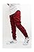 Victorious URBANJ Men's Burgundy Twill Drop Crotch Jogger Pants