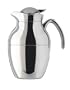 Alfi Novo Chrome Plated Metal Thermal Carafe, 8-Cup