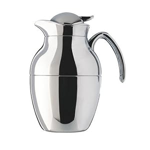 Click here to buy Alfi 31492000100 Novo Chrome Plated Metal 8-Cup Carafe by Kaiser Bakeware Alfi.