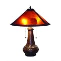 Americana Onion-Shape Mica Table Lamp