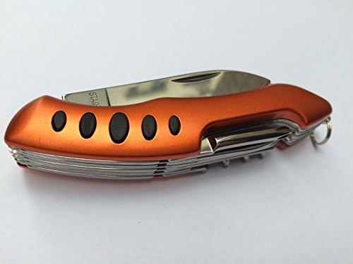 rp-304 swiss army knife,multi-function victorinox knife cadet huntsman swiss army knife, pocket folding knives military (brown)