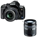 Olympus E-600 Digital SLR Camera, with 14mm - 42mm f3.5-5.6 & ED 40 -150mm f4.0-5.6 Zuiko Digital Zoom Lenses - Refurbished By Olympus U.S.A