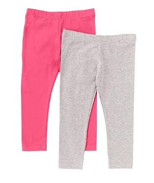 2 Pack Leggings - Pink/grey