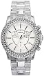 Fossil #CH2688 Unisex Stella Clear Acrylic Chronograph Watch