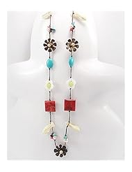 Cotton Waxed Thread Coconut Wood Necklace