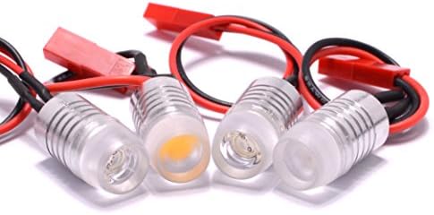 Readytofly® RC Night Flying 12V 1.5W Super Bright LED Head Lights Illuminator for Mini Quadcopter Multirotor QAV250 ZMR250 FPV Quadcopter(4pcs)