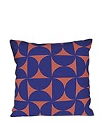 Cojín Semicircles (Beige / Morado)