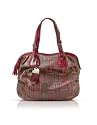 Francesco Biasia Alicia - Canvas and Stamped Leather Tote Bag
