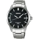 [セイコー]SEIKO 腕時計 SPIRIT SMART スピリット スマート チタン ソーラー電波 ブラック SBTM145 メンズ