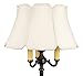 Upgradelights® Victorian Floor Lamp Shade 19 Inch with an Silk Eggshell Color