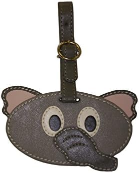 Organized Travel Unisex Adult Animal Luggage Tag (Grey Elephant)