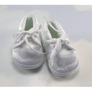 Buy Baby Deer Designer's Touch Satin Tie Preemie Shoes by Baby Deer