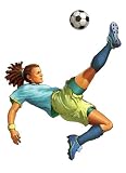 Soccer Kick Wall Decal