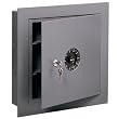 SentrySafe Dual Protection Wall Safe, 670 Cubic Inches, Gray, #7150