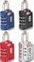Travel Sentry Indicator� Combo Lock, 3Dial, Silver