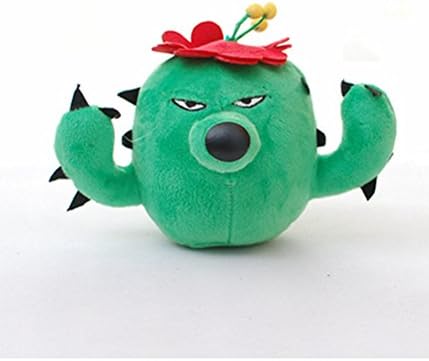 Plants Vs Zombies Plush Toy Cactus Soft Plush Stuffed Toy Birthday Gifts with Suction Cup 15cm/5.9 Inches Tall