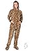 Footed Pajamas - Tiger Stripes Kids Hoodie Fleece