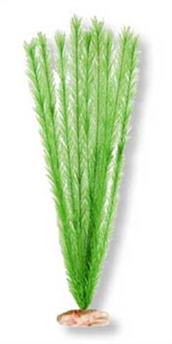 Soft Foxtail Silk-Style Aquarium Plant - Emerald Green, 18-19 inches