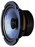Black 166mm 50W 8 Ohm Full Range Round Speaker