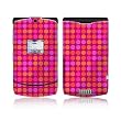 Pink Dots Design Protective Skin Decal Sticker for Motorola RAZR V3xx Cell Phones