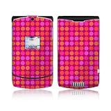 Pink Dots Design Protective Skin Decal Sticker for Motorola RAZR V3/ V3i/ V3c/ V3m/ V3r/ V3t Cell Phones