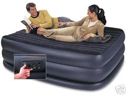 Intex Raised Downy Queen Airbed with Built-in Electric Pump