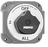 PERKO HEAVY DUTY BATTERY SELECTOR W/ ALTERNATOR DISC