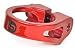 Sputnic BMX Bike Seatpost Clamp - Chrome Red