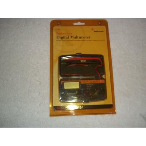 RADIO SHACK POCKET SIZE AUTO RANGING LCD DIGITAL MULTIMETER WITH BOX NIB 22802