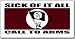 SICK OF IT ALL - Call To Arms - Sticker