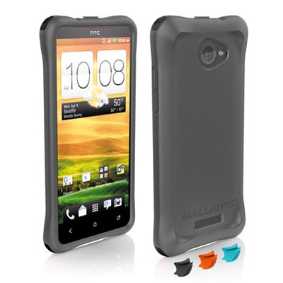 Ballistic LS1038-M145 LS TPU Case for HTC Droid DNA - 1 Pack - Retail Packaging - Charcoal Grey
