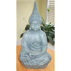 Buddha Buddah Garden Statue Bird Feeder Birdfeeder Budda Buda