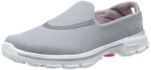 Skechers Performance Women's Go Walk 3 Spring Lite Slip-On Walking Shoe,Gray,9 M US