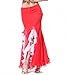 ZLTdream Women's Belly Dance Milk Silk Curling Skirt