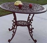 Oakland Living 2011-AP - 42 Inch Round Table With Cast Top - Antique Pewter