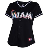Miami Marlins Jersey: Women's Alternate Black Replica Jersey